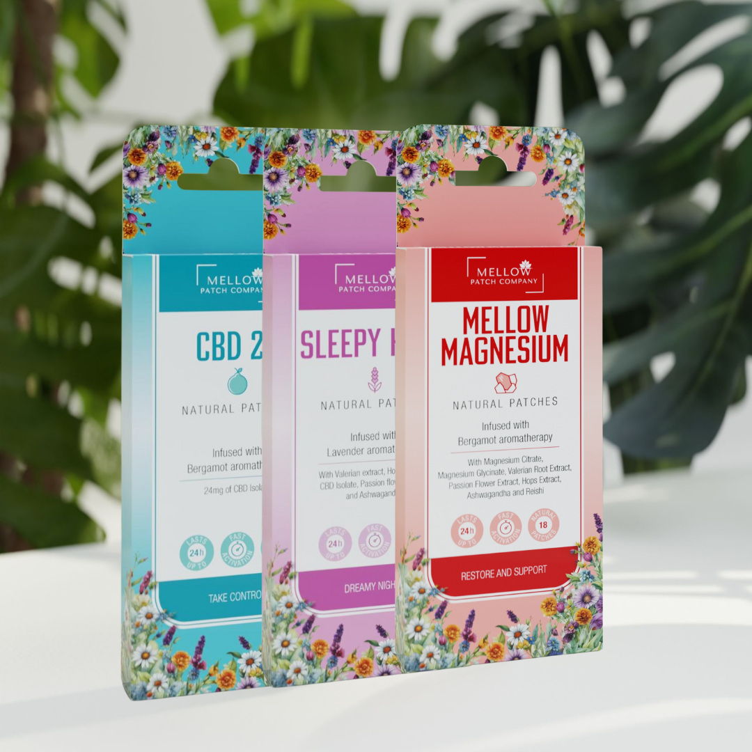 The Sleep Bundle - Sleepy Head, CBD 24, Mellow Magnesium (54 Patches)