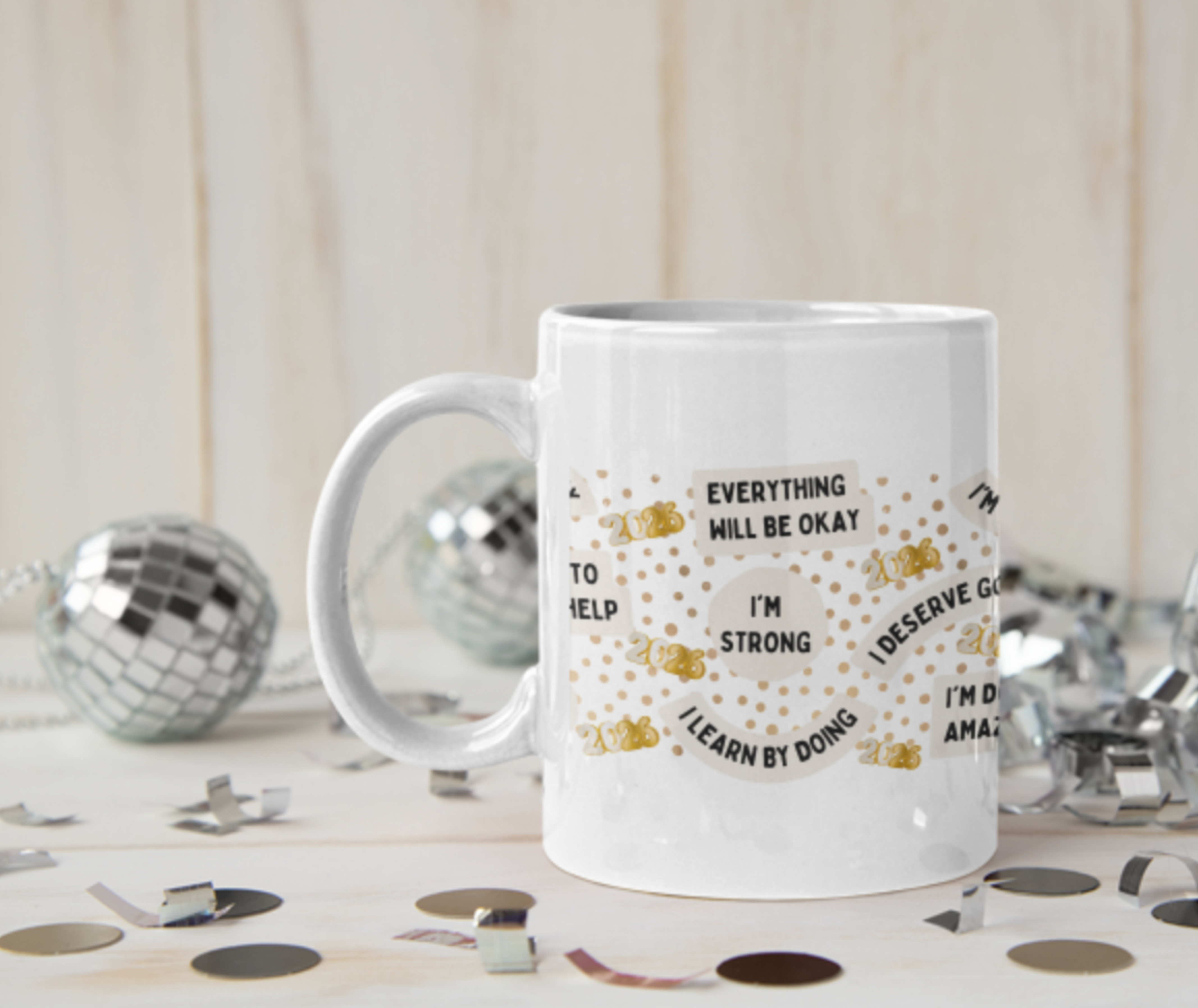 ✨ 2026 New Year Affirmations Mug Start your year with intention, one sip at a time.